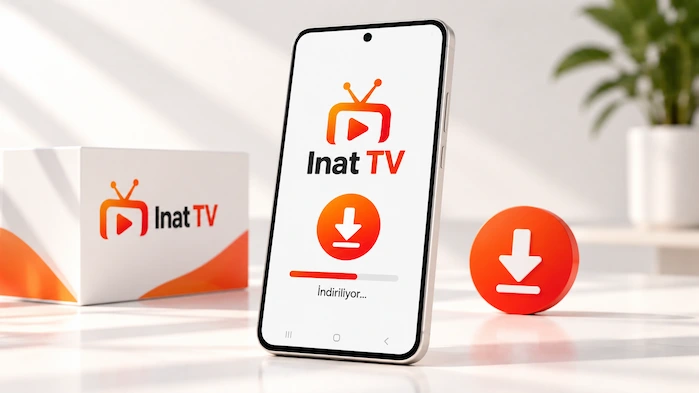 Inat TV APK indirme ekranı