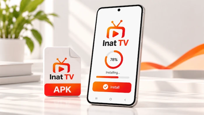 Inat TV APK kurulum ekranı